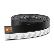 실리콘 씰 스트립 문이나 창문용 유리 내후성 하단 스트립 테이프 스트리핑 틈새 접착 웨더 방음 도어 스토퍼 자가 드래프트 스트립 창문용 실리콘 문 샤워 및 도어, 45mm, Black, 1개