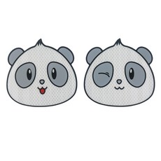 아기 곰 팬더 판다 반사 데코 스티커 2입 (소형)