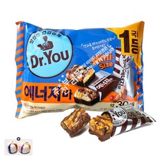 에너지바미니 약30개입 대용량벌크 x 1봉+자색옥춘 사탕 20g 세트, 310g, 1세트