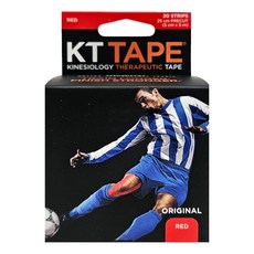 KT 케이티 테이프 오리지널 레드 / 스포츠 테이핑 키네시올로지 손목 무릎 어깨 근육, 1개, 1롤
