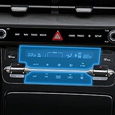 [엔블랙] 4세대 카니발 KA4 호환 공조기 보호 필름 스크래치 기스 방지 고화질 필름, 저반사 지문방지 필름