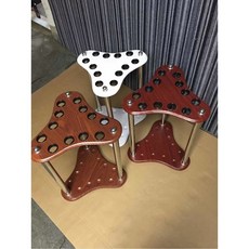 당구 큐대 보관대 선반 캐비넷 스틱 보관 용품 테이블 거치대 홀더 배치 우드 원목 다이, 삼각12홀34*50, 1개
