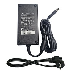 델 정품 180W 팁구경 7.4X5.0 노트북 충전기 19.5V 9.23A LA180PM180 전원케이블 제공, 1개, 델 180W 어댑터 + 전원케이블