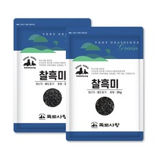 독도사랑 찰흑미 4kg (2kgx2봉), 2kg, 2개