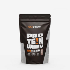 GOPower 果果能量濃縮乳清蛋白飲 麥芽可可 口味 獨立包裝 方便攜帶 運動健身 蛋白質補充, 500g, 1包