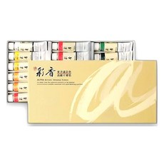 고루 동양화물감 세트 15ml 채향 알파 18색 채색용품