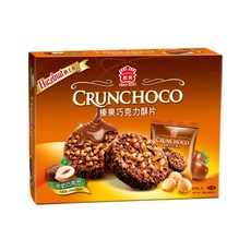 義美 巧克酥片 量販包 (杏仁/榛果/牛奶/黑可可) 280g (8包/盒) 巧克力風味, 1個, 義美酥片【量販包280g】榛果牛奶巧克力