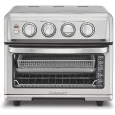 Cuisinart 그릴이 있는 에어 프라이어 토스터 오븐 1800W 8-1 에어 프라이어 오븐 베이킹 컨벡션 베이킹 그릴 브로일 및 따뜻한 옵션 대용량 60분 타이, Cuisinart 그릴이 있는 에어 프라이어 토스터 오
