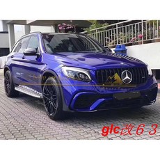 Q寶貝 2016-2018 前期 W253 GLC COUPE GLC63 前保水箱罩 後下巴 尾飾管 PP材質, 1個, 後下巴+尾飾管