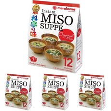 Marukome 마루코메 퓨어 요 아카 미소 페이스트 스프용 8온스, 224 g (4er Pack), Bonito