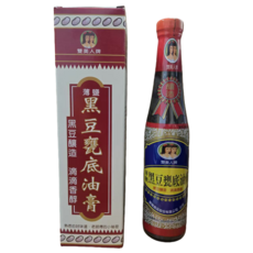 雙美人牌 黑豆油膏 薄鹽釀造 古法釀製 滴滴香醇, 1個, 420ml