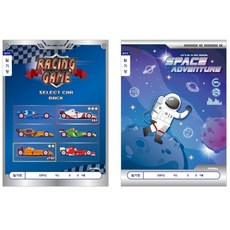 아이비스 초등1-2 남아용 일기장 10개입 세트 넓은칸 10줄 24매 제본형 초등노트, 랜덤 11573N