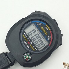 꿀이맘투 스트랩 초시계 블랙 타이머시계