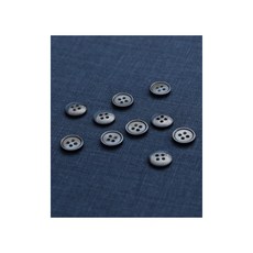 퀼트스타 요크 컬러 단추 11mm_네이비, 1세트, 네이비