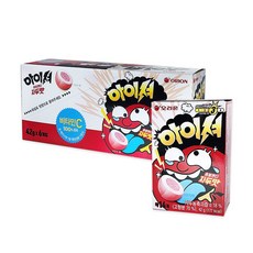 오리온 아이셔 츄잉캔디 자두맛42g 6개한박스, 42g, 4박스