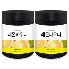 헬로우그린 레몬 파우더 300g(통) 가루 분말 과즙, 2개, 300g