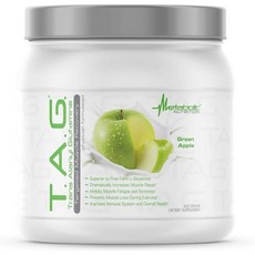 Metabolic Nutrition TAG Trans Alanyl Glutamine 100% L-Glutamine Peptide Powder Pre Intra Post, 14.1 ounce (Pack of 1), Green Apple, 1개, 400g