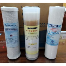 【小江淨水設備】三胞胎軟水版濾心、除氯版濾心，100%台灣製造。, 三包胎濾心,除氯版, 1個