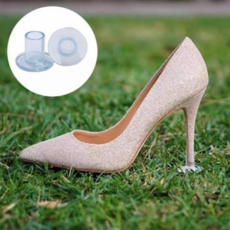 [하늘다원]구두 하이힐 굽보호 캡 마모 미끄럼방지 소음차단