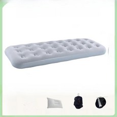 팽창식 캠핑 에어 매트리스 자가 팽창 야외 레저 가구 방한 보온 바닥 방수, 1. 2026 그레이 [길이 185 폭 74 높이 20