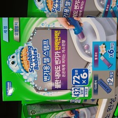 스크러빙 버블 변기용 젤 스탬프 디스펜서+리필팩, 1개