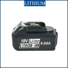 마끼다호환 18v 6ah 배터리 bl1830 도구 용 큰 프로모션BL1850 Volt wirel과 호환 가능, 02 6000mAh, 01 18V용