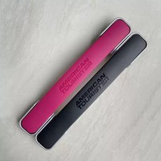 호환 여행용 캐리어 손잡이 핸들 부품 액세서리 교체용 아메리칸 투어리스터 AO8, 02.A08 블랙+로고