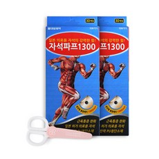 대일제약 일본자석파프1300 30개입 2개 + 반창고닷컴 안전가위 1개, 1세트
