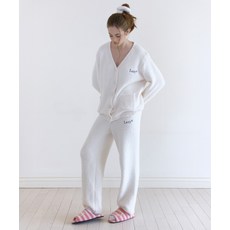 [레이지지] Sweet Dream fluffy cardigan pants set - cream