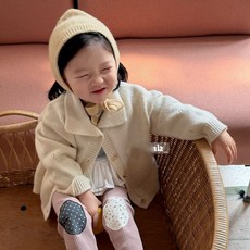 올올라라KC 밀크카라니트가디건 (아이/브라운) S(2~3y)~XL(6~7y)