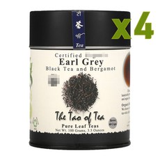 더 타오오브티 얼그레이 홍차 블랙티 베르가못, 100g, 4개