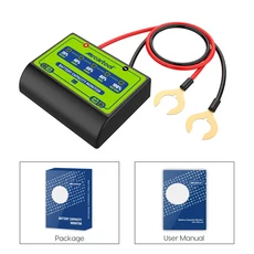 MRCARTOOL 자동차 오토바이 배터리 용량 모니터 분석기 휴대용 저전력 알람 스마트 테스터 12V 24V, 01 CHINA