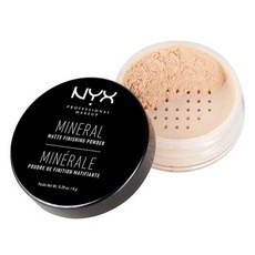NYX 礦物霧感定妝蜜粉, 1盒, Light/Medium