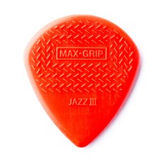 맥스-그립 재즈 III 나일론 피크 1.38MM - 6개 팩 Max-Grip Jazz III Nylon Pick 1.38MM - 6 Pack