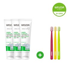 1450 고불소 어린이 치약 50g 3개+픽킷 어린이 칫솔 3개, 없음, 1개