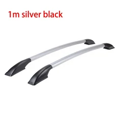 차량용 루프 루기지 스페셜 합금 프레임 알루미늄 리핏 천공불필요, 1m silver black, 1개