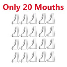 알코올측정기 고정밀 단속기 음주운전 20 개/몫 디지털 호흡 알코올 테스터 음주 측정기의 마우스 피스 키 체인 dfdf에 대 한 노즐을 불고, Only 20 Mouths