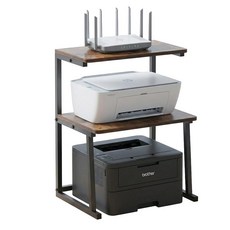 3단 데스크톱 프린터 스탠드 정리함 정리용 넓은 갖춘 플랫폼을 오피스 선반 범용 다목적