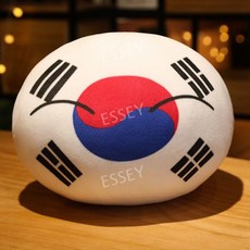 컨트리볼 인형 키링 국기 프랑스 30CM 동글이 러시아 쿠션 애착 성인, 대한민국, 40cm