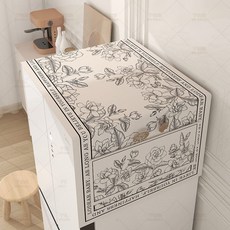 해피패브릭스 전자제품 먼지커버 덮개 냉장고위 덮개 신발장 세탁기 커버, A