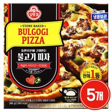 오뚜기 불고기 피자, 396g, 5개