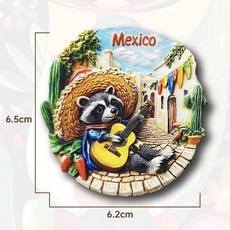 냉장고 자석 기념품 북미 멕시코 3D 여행 스티커 컬렉션, MX-DY1001