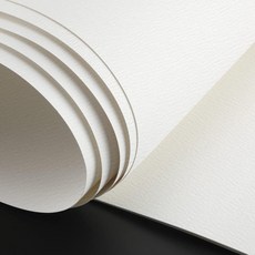 Kisston 대형 수채화 용지 45.7 x 61cm(18 24인치) 10장 63.5kg(140파운드)/300 GSM 면 드로잉 거친 텍스처 화이트 빈 페인팅 DIY 공예 활동, Kisston 대형 수채화 용지 45.7 x 61cm(