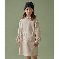 무신사 스탠다드 MUSINSA STANDARD KIDS 후디드 스웨트 드레스 [샌드] MKBOEZX54-SD 475422