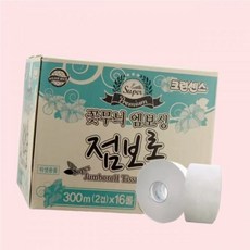 크린센스 슈퍼 꽃무늬 엠보싱 점보롤 300m(2겹)x16롤 4445856, 크린센스 슈퍼 꽃무늬 엠보싱 점보롤 300m(2겹)x1