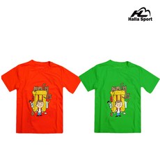 HALLA SPORT 아동 캠핑티셔츠