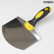 보스코 스텐 버켓 퍼티헤라 퍼티주걱 스크래퍼 빠데스쿱 둥근 아치형 헤라날 일체형, 1개