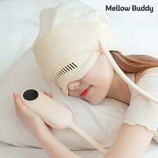 멜로우버디 무선 머리 마사지기 지압기 괄사 두통 숙면유도, 꾹꾹 머리 마사지기