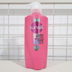 태국 썬실크(Sunsilk) 컨디셔너 핑크색 Smooth & Manageable, 2개, 330ml