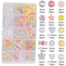 兒童串珠手工DIY材料包 女孩水晶手鍊項鍊手串 女童穿珠子飾品配件